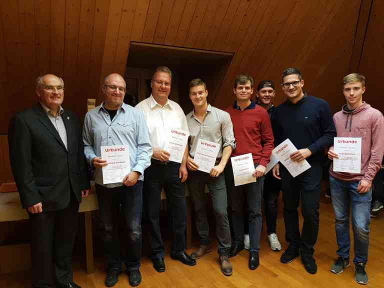 Sportlerehrung 2018 der Marktgemeinde Glonn ASV Glonn e.V.