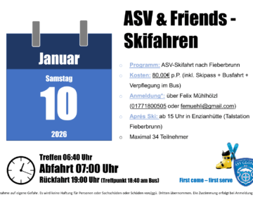 ASV & Friends – Skifahren